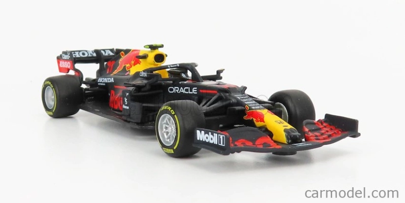 Bburago Red bull F1 Rb16b Honda Ra620h Team Aston Martin N 11 1:43, tmavomodrá