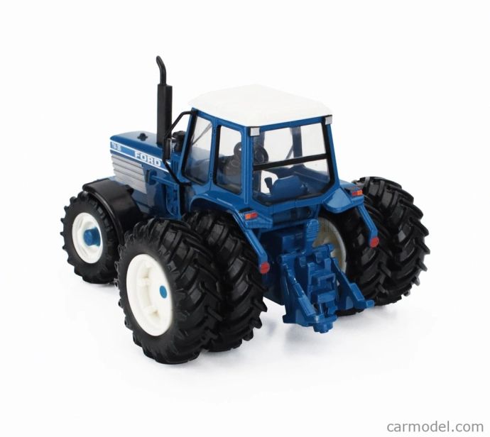 Britains Ford england Tw35 Tractor Dual Wheels 1981 1:32 Blue
