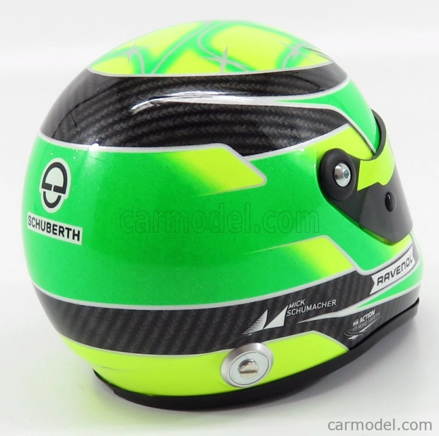 Mini helmet Schuberth helma F3 Dallara Team Theodore Racing N 4 1:2