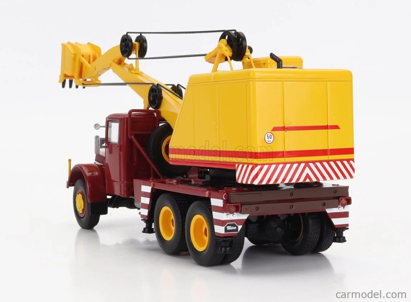 Ixo-models Tatra 111d Truck 3-assi 1958 1:43 Červená Žlutá