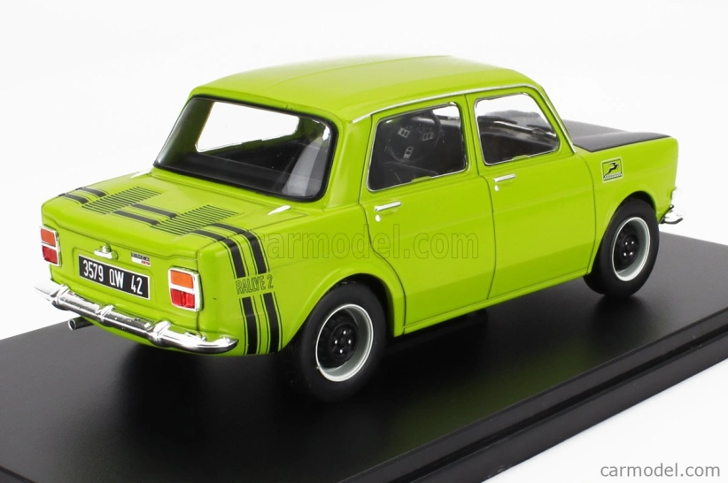Edicola Simca 1000 Rally 2 1974 - Con Vetrina - S vitrínou 1:24 zelená čierna