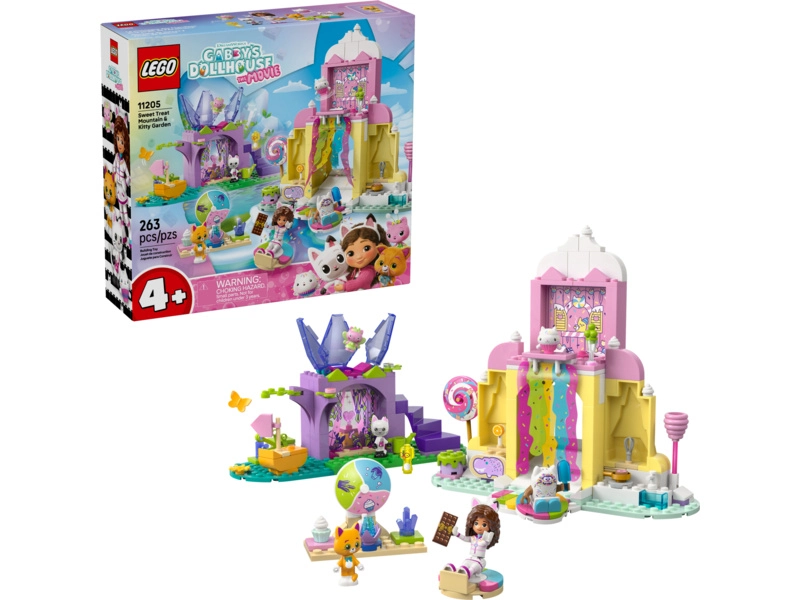 LEGO Gabyho čarovný domček - Cukrová hora a mačacia záhrada