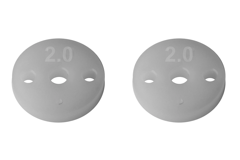 FT piesty tlmiča 13 mm, 2x2,0 mm, 2,5 mm, 2 ks.