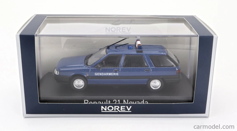 Norev Renault R21 Nevada Sw Station Wagon Gendarmerie 1994 1:43 Blue