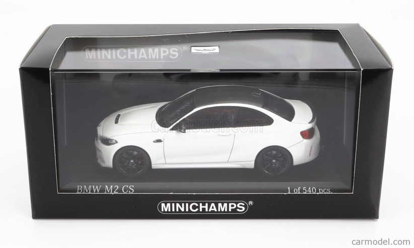 Minichamps BMW radu 2 M2 Cs Coupe (g42) 2020 - Čierne kolesá 1:43 Biela