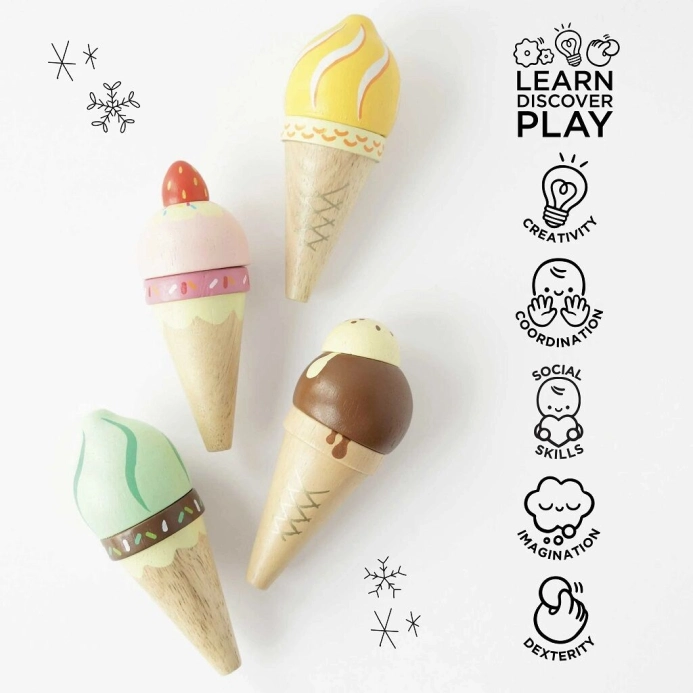 Le Toy Van Sladké zmrzliny starý design