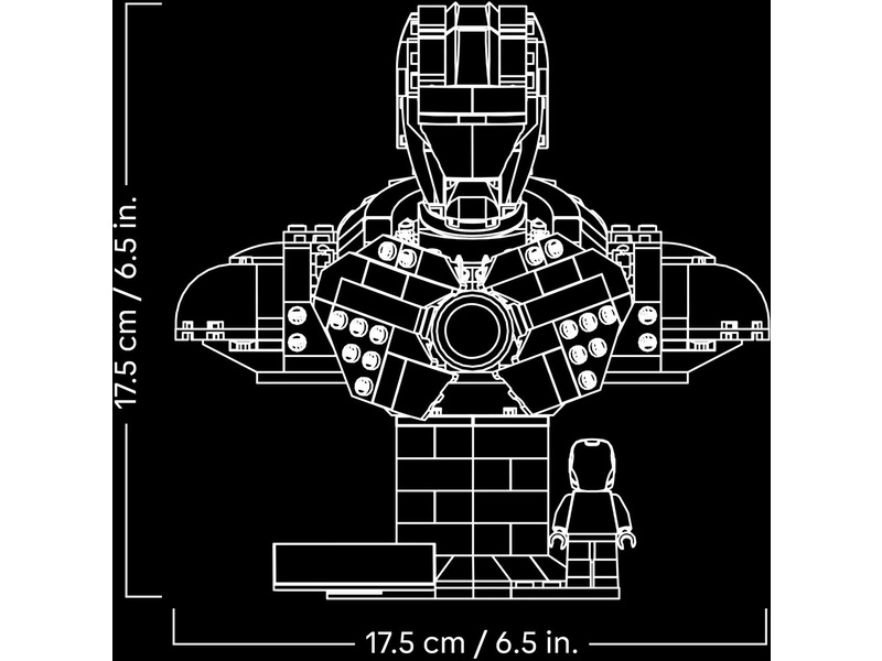 LEGO Marvel - Iron Man Bust MK4