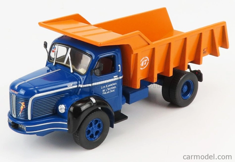 Edicola Berliet Glm10 Truck Cassone Ribaltabile 1953 - Movimento Terra 1:43 Blue Orange