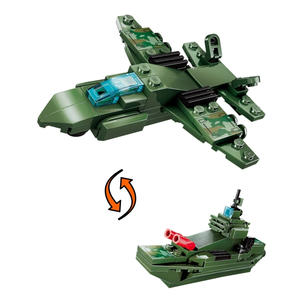 Qman War-Spirit Wheeled Tank 42301 8v1 set