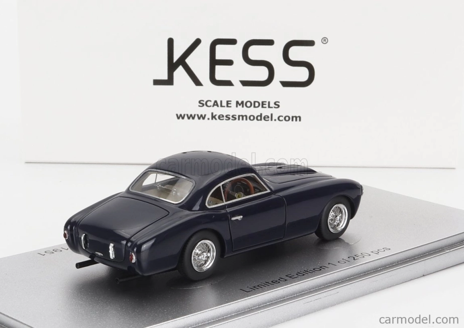 Kess-model Ferrari 212 Ghia Aigle Sn.0137e Coupe 1951 1:43 Modrá