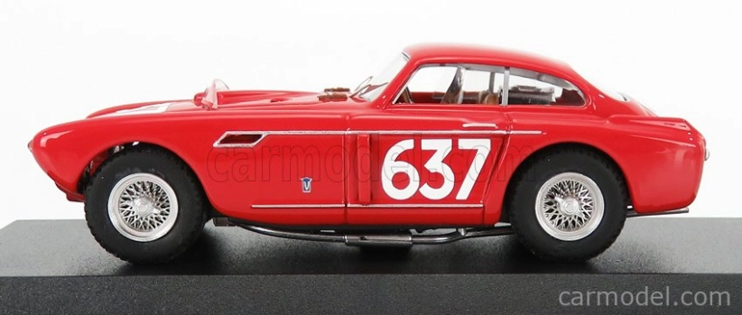 Art-model Ferrari 340 Mexico N 637 Mille Miglia 1952 E.castellotti - G.regosa 1:43 Red