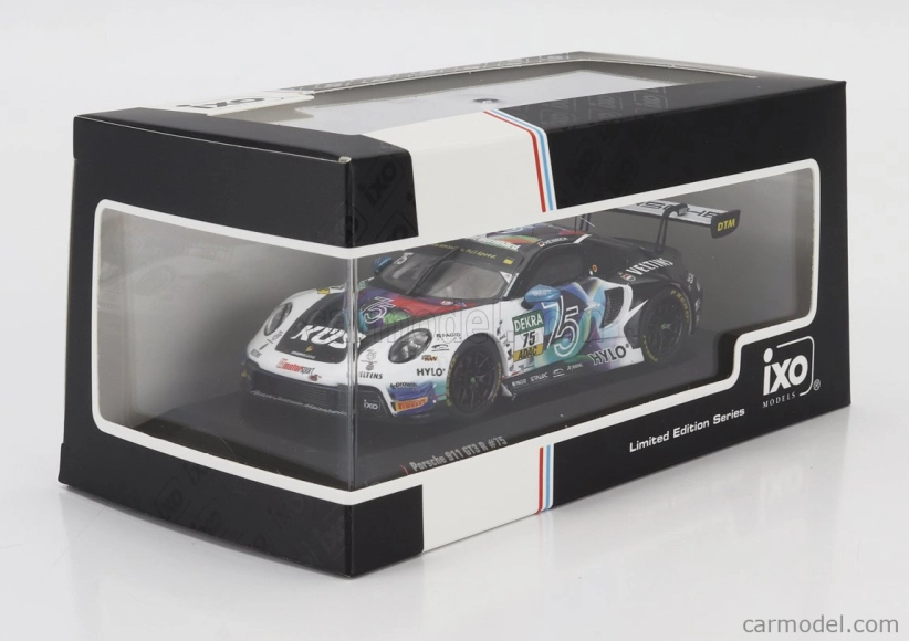 Ixo-models Porsche 911 992 Gt3 R Team Kus Bernhard N 75 Dtm Sezóna 2023 Laurin Heinrich 1:43 Biela Čierna
