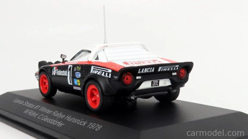 Cmr Lancia Stratos Hf Pirelli N 1 Winner Rally Hunsruck 1978 W.rohrl - C.geistdorfer 1:43 Červená Černá Bílá