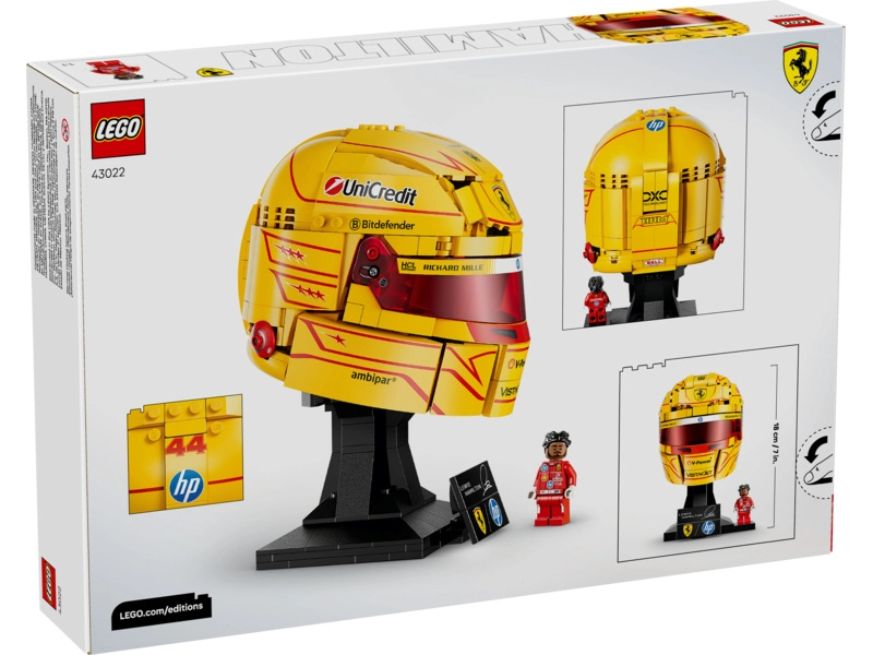 LEGO Editions - Prilba Lewisa Hamiltona zo Scuderia Ferrari HP