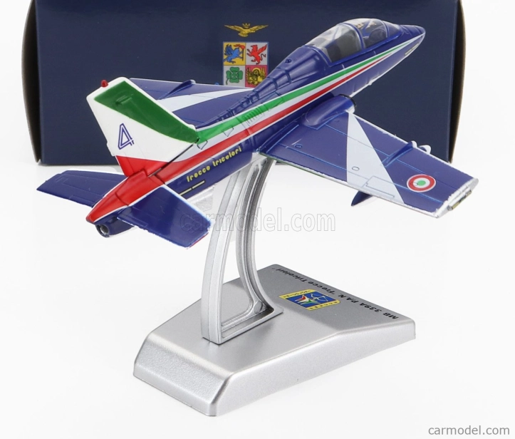 Italeri Aermacchi Mb339a Livrea 2023 N 4 Frecce Tricolori 1:100, modrá