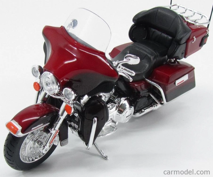 Maisto Harley Davidson Flhtk Electra Glide Ultra Limited 2013 1:12 Red Met Black