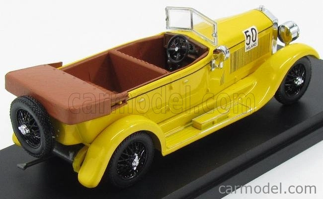 Rio-models Isotta fraschini 8a Spider N 50 Víťaz Rally Milano - Sanremo 1933 Rosalinda Bianchi Anderloni 1:43 Žltá