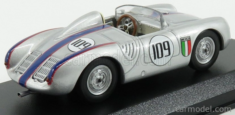 Najlepší model Porsche 550 Rs Spider N 109 Memorial Nassau Trophy Race 1957 R.rodriguez 1:43 Silver