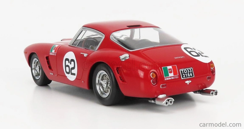 Kk-scale Ferrari 250gt Swb Coupe N 62 Winner Monza 1960 C.m.abate 1:18 Red