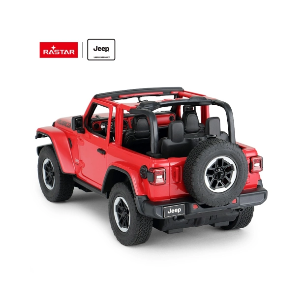 RC auto Jeep Wrangler Rubicon, červená