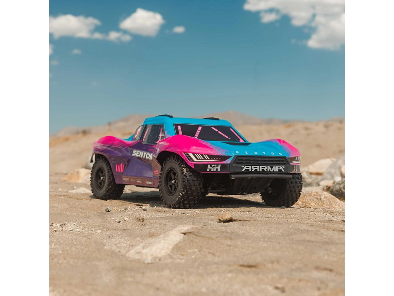 RC auto Arrma Senton 223S BLX 4WD 1:10 RTR DSC, červené