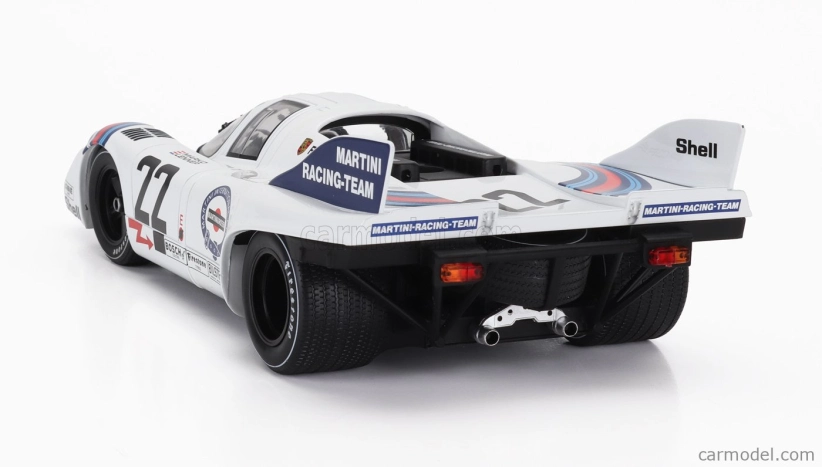 Werk83 Porsche 917k 4.9l Team Martini Racing N 22 Winner 24h Le Mans 1971 Helmut Marko - Gijs Van Lennep 1:18 Bílá Modrá