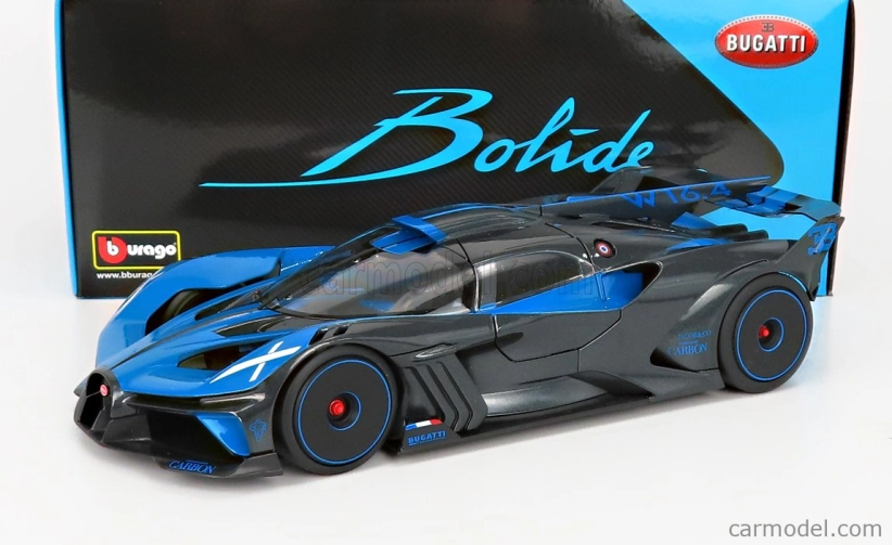 Bburago Bugatti Bolide 1:18 modrá