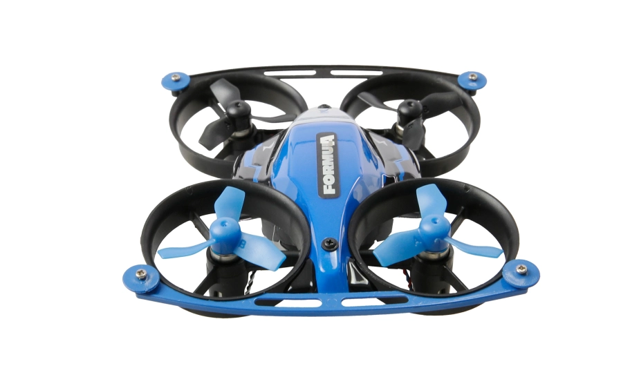 Závodní dron FormulA včetně závodní dráhy modrý RTF sada