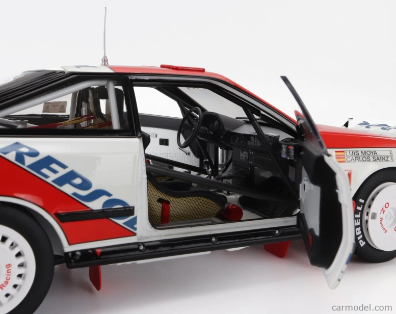 Kyosho Toyota Celica Gt-four St165 (nočná verzia) N 2 Winner Rally Montecarlo 1991 C.sainz - L.moya 1:18 Biela červená