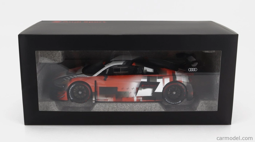 Spark-model Audi R8 Lms Gt3 Evo Ii Presentation 2022 1:18 Bílá Červená Černá