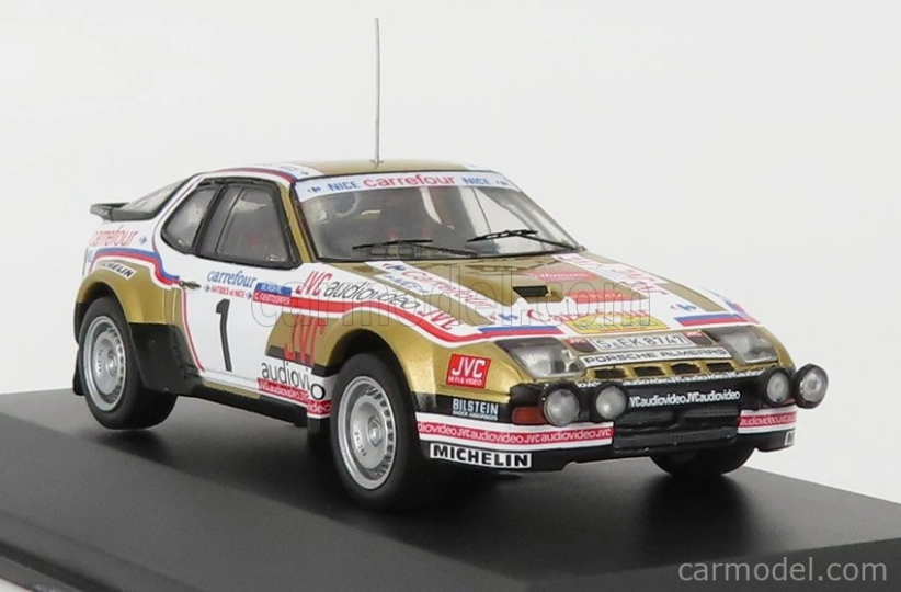 Cmr Porsche 924 Carrera Gts N 1 Rally D'antibes 1981 W.rohrl - C.geistdorfer 1:43 Zlatá Bílá