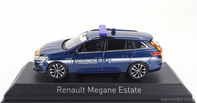 Norev Renault Megane Sport Tourer Sw Station Wagon Gendarmerie De L'air 2022 1:43 Modrá