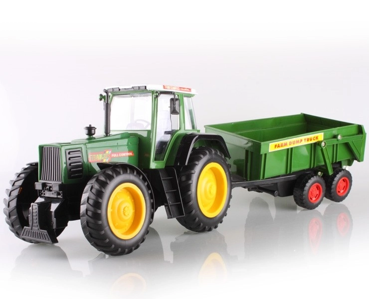 Traktor s vlečkou - ovládaný cez kábel