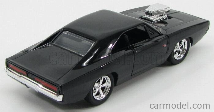 Jada Dodge Dom's Dodge Charger R/t 1970 - Fast & Furious 7 1:32 Black