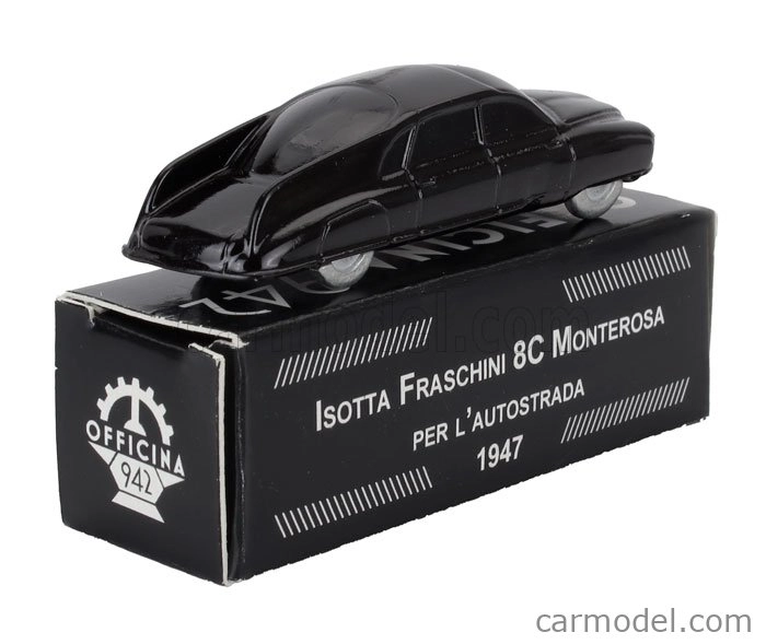 Officina-942 Isotta fraschini 8c Monterosa 1947 1:76 Black