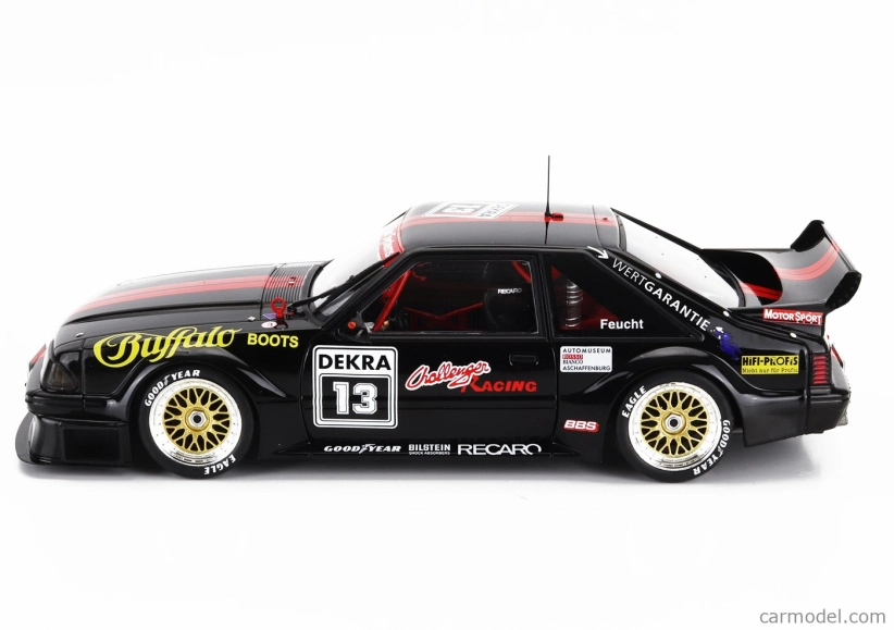 Werk83 Ford usa Mustang 5.0 N 13 Dtm Season 1993 Jurgen Feucht 1:18 Černá Červená