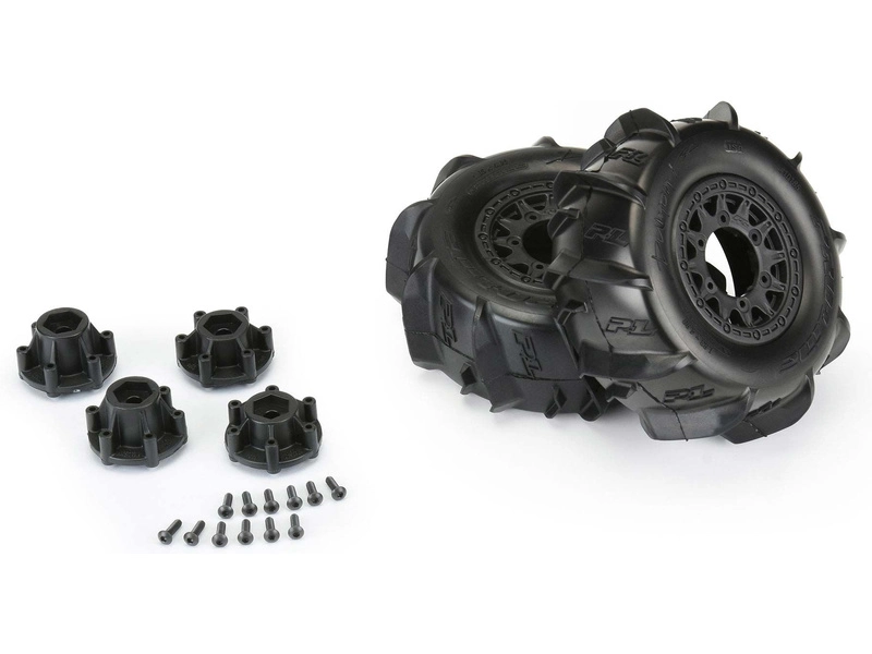 Kolesá Pro-Line 2.2/3.0", pneumatiky Dumont, čierny disk Raid H12 (2)