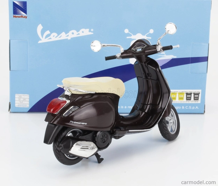 Newray Piaggio Vespa Primavera 2013 1:12 Brown Met