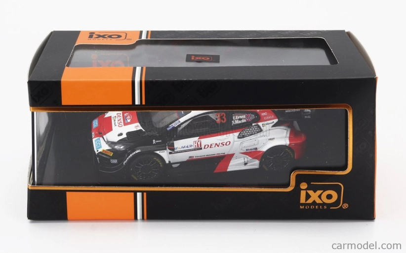 Ixo-models Toyota Yaris Gr Hybrid Rally1 Team Toyota Gazoo Racing Wrt N 33 7th Rally Croatia 2023 Elfyn Evans - Scott Martin 1:43 Biela červená čierna