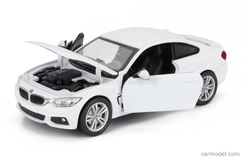 Newray BMW 4-series Coupe (f32) M-sportpaket 2014 1:24 Bílá