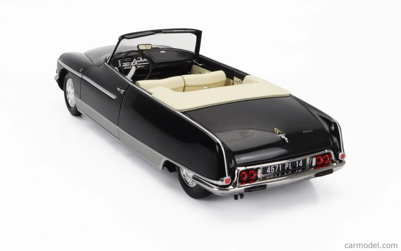Norev Citroen Ds21 Palm Beach Cabriolet 1968 1:18 Black