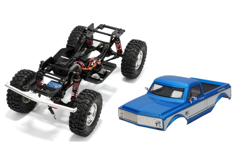 RC auto SHOOTER 1/10 súprava 2,4 GHz, modrá