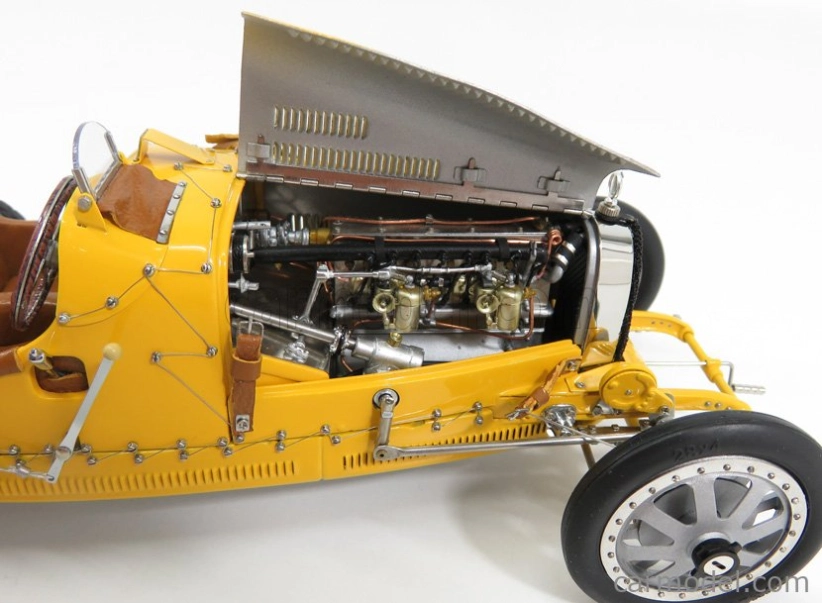Cmc Bugatti T35 N 58 With Driver Figure 1924 1:18 Žlutá