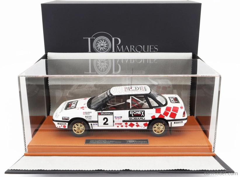 Topmarques Subaru Legacy Rs N 2 Winner British Rally 1993 Richard Burns - Robert Reid - Con Vetrina - S vitrínou 1:18 biela