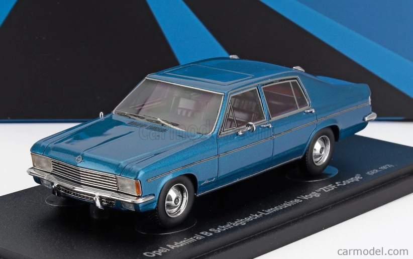 Avenue43 Opel Admiral B Hatchback Limousine Germany 1972 1:43 Blue Met