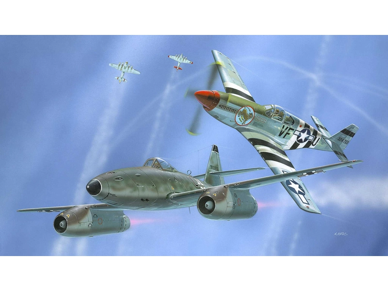Revell Messerschmitt Me 262, P-51B Mustang (1:72)