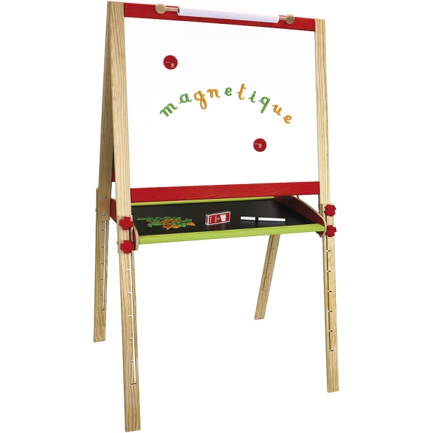 Jeujura Drevená multifunkčná doska so vzormi 66x54 cm a príslušenstvom