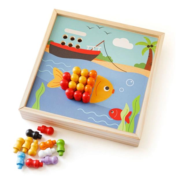 Bigjigs Toys Drevená mozaiková pláž
