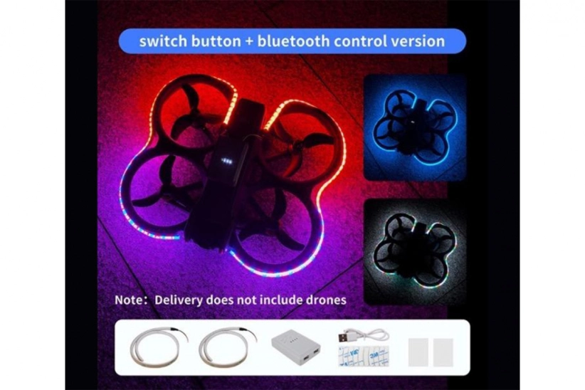 DJI NEO / DJI Avata 2 - Bluetooth Water-proof Multi-color LED Strap