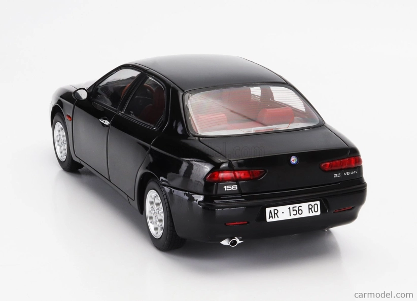 Mitica-diecast Alfa romeo 156 2.5 V6 24v 1997 – Red Interior 1:18 Black 601 Nero